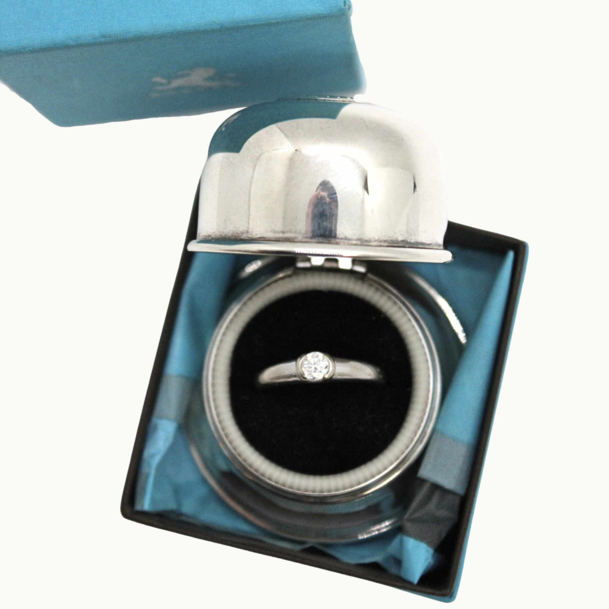 Solitaire 18K BIRKS BLUE