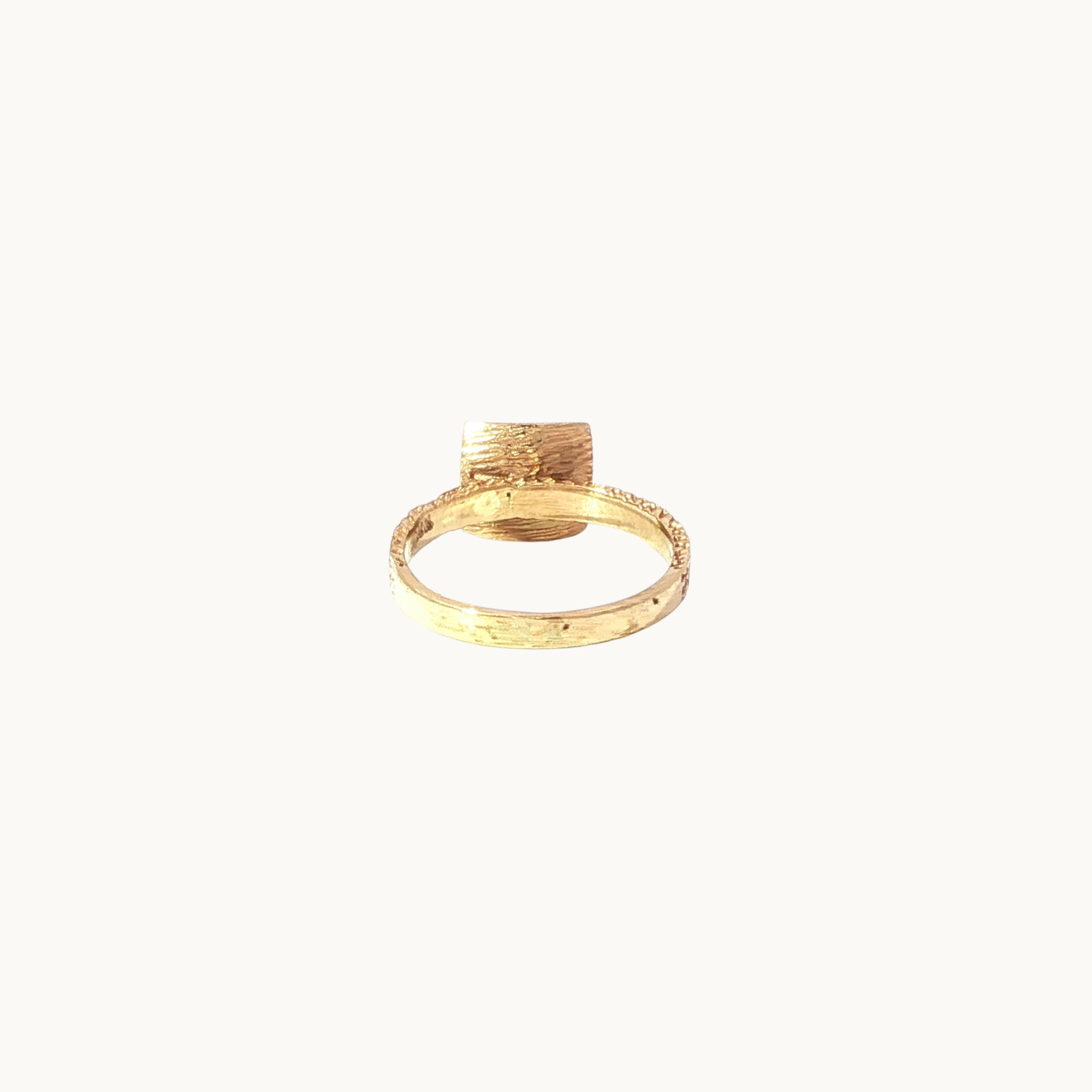 Bague Solitaire en Or jaune 10K avec Diamant