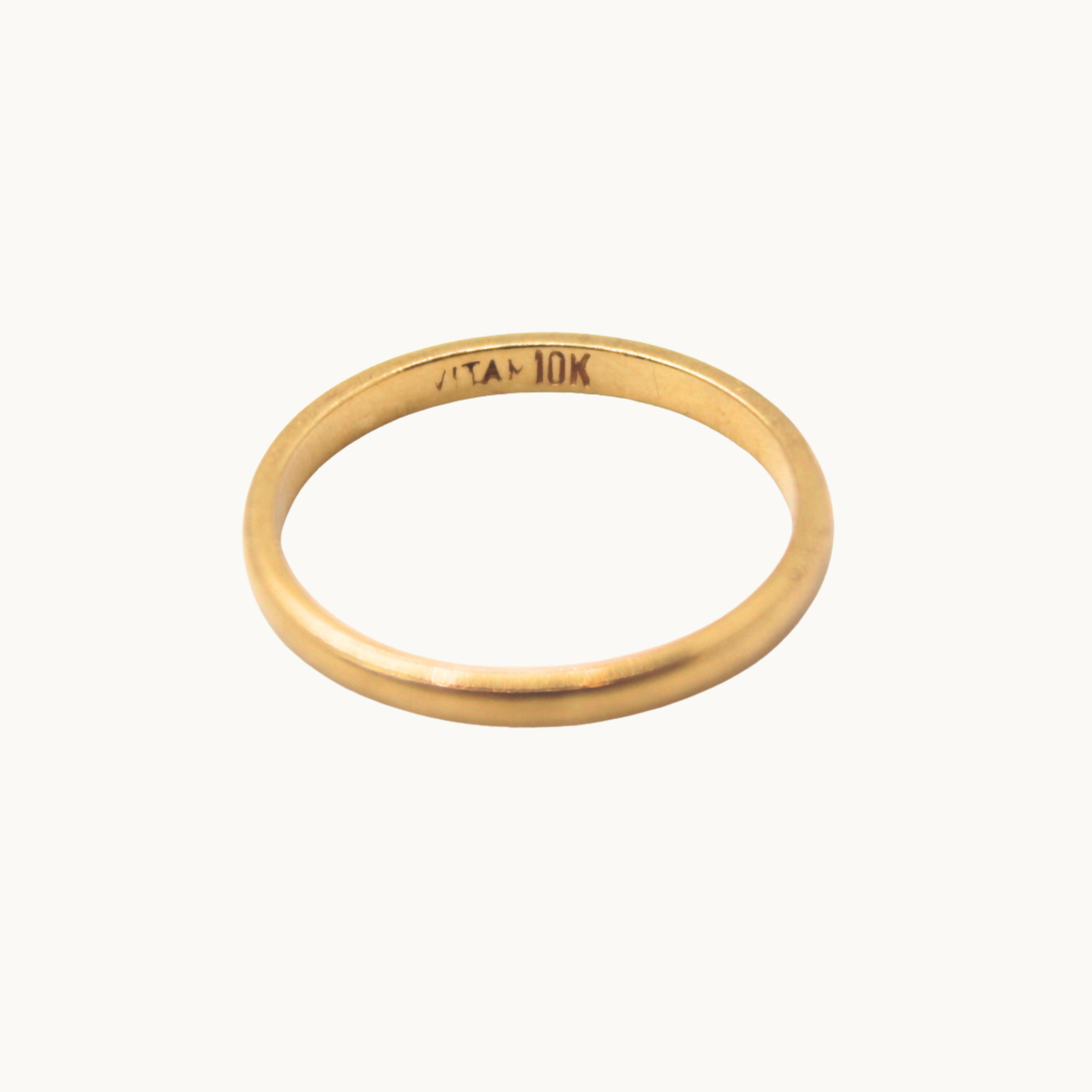 10K Yellow Gold Fin Ring