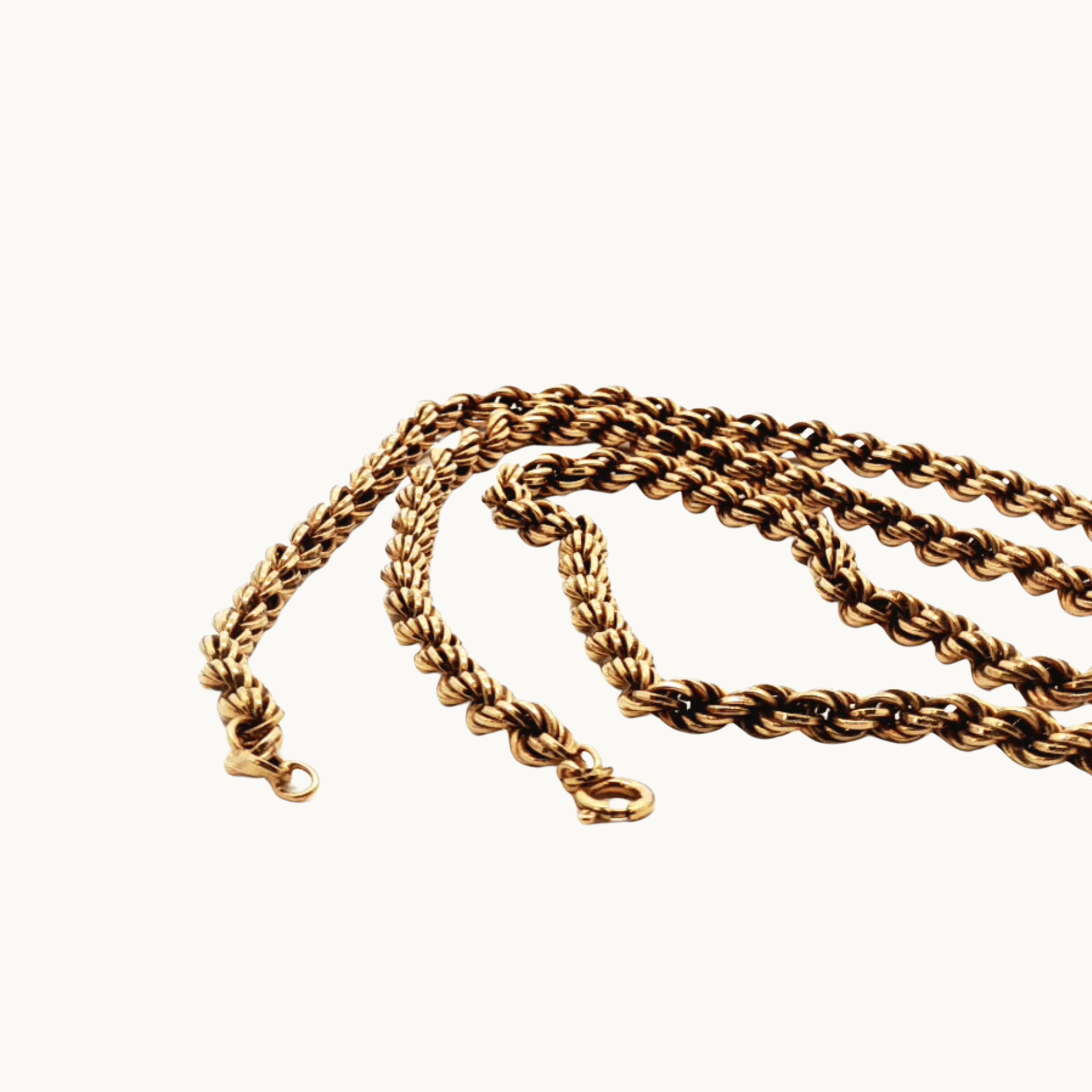 Twisted Chain in 10K Yellow Gold