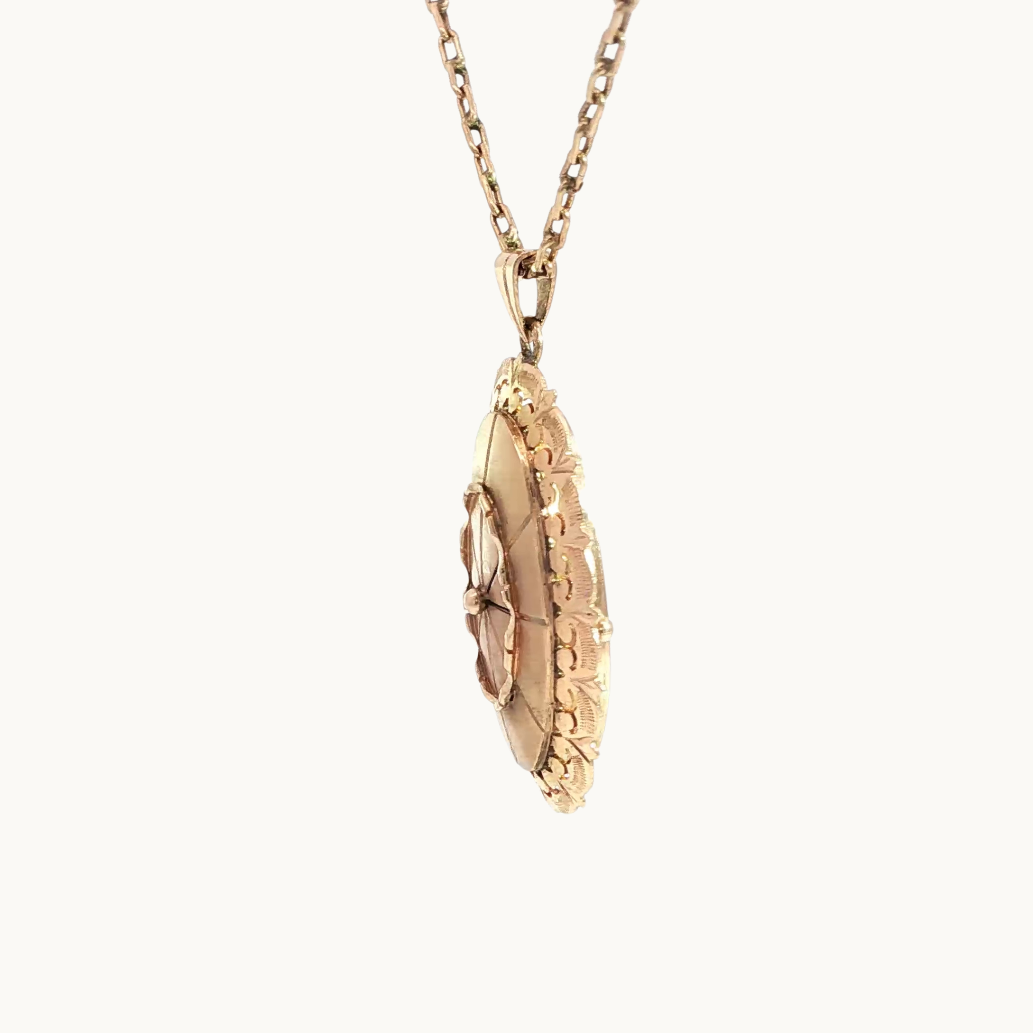 14K Gold Chain and Pendant