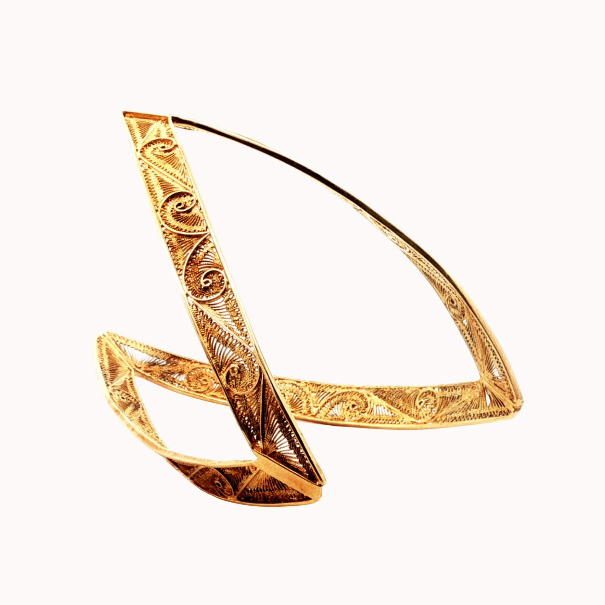 18K Yellow Gold Filigree Fancy Bracelet
