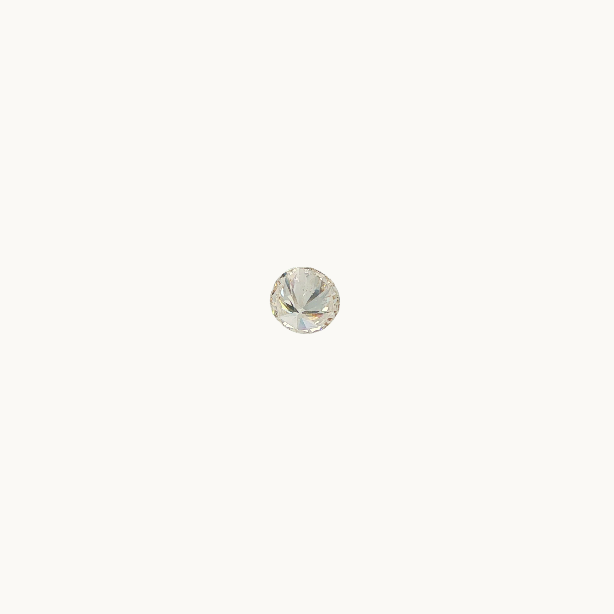 Diamant Naturel Incolore Rond Brillant de 0.80 carat