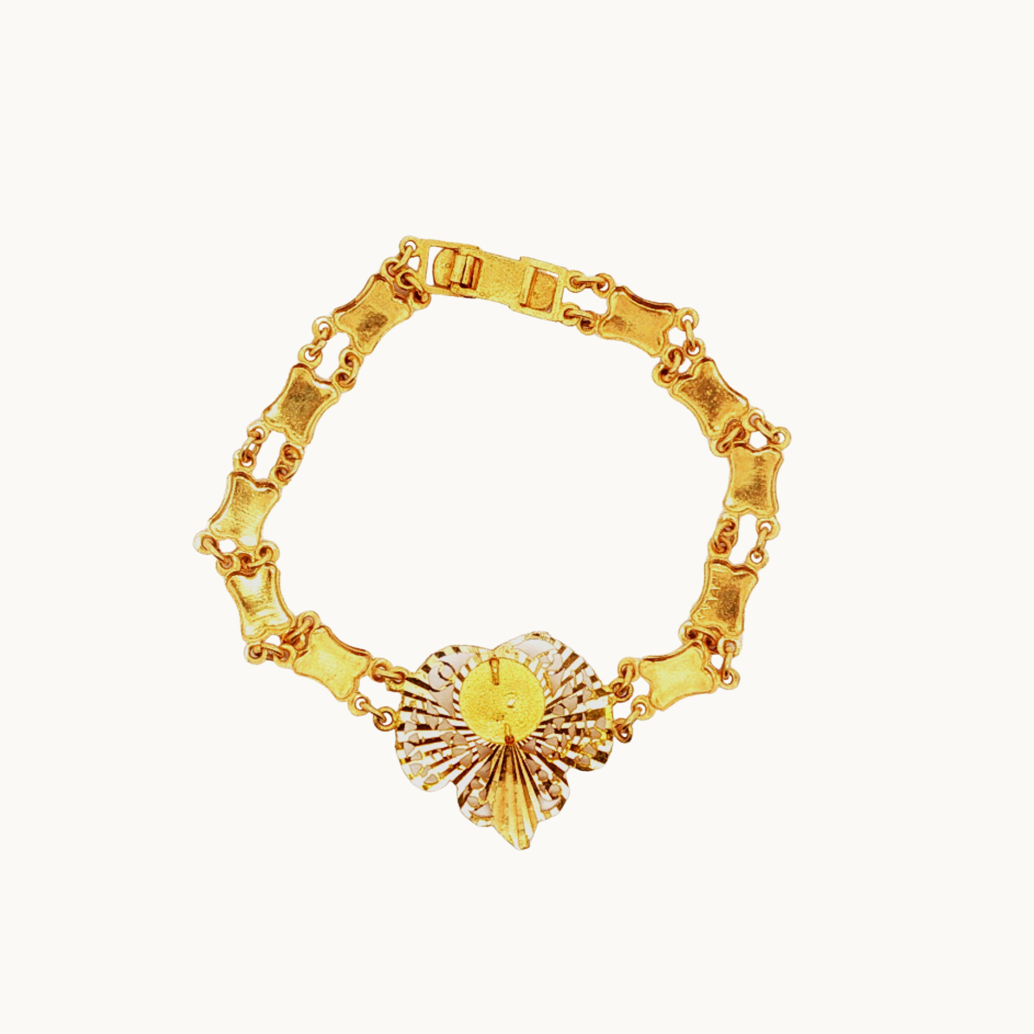 Parure de Bijoux en Or 22K avec Motif Filigrane