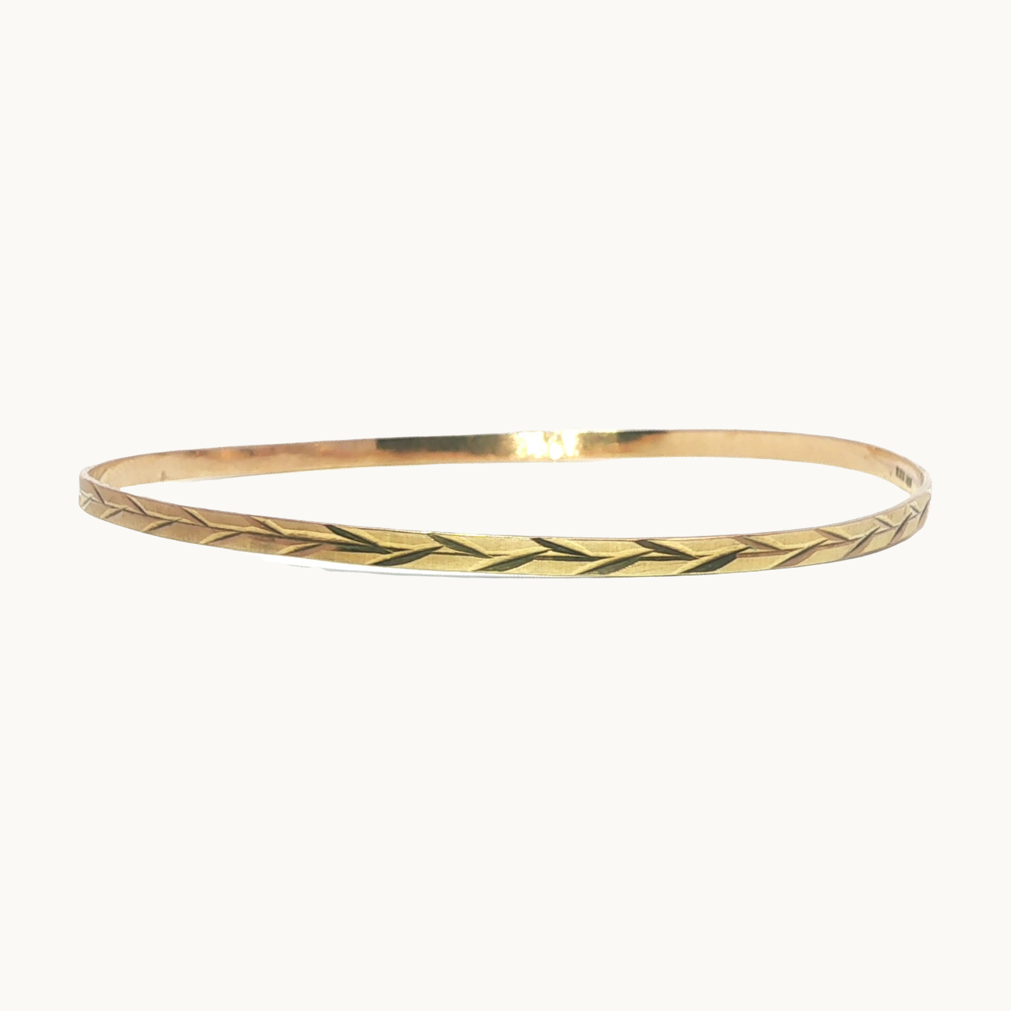 Bracelet Jonc en Or jaune 10K