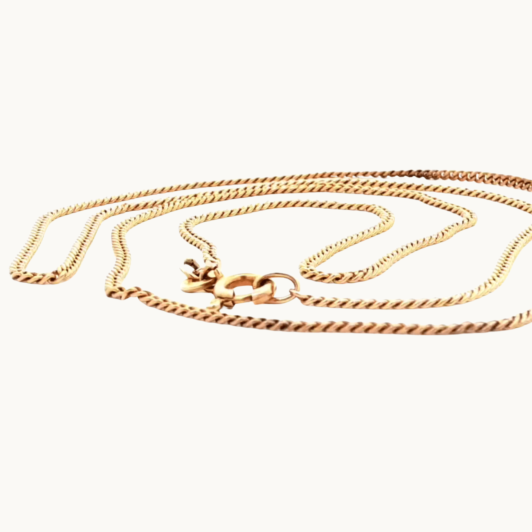 10K Yellow Gold Fine Gourmette Chain