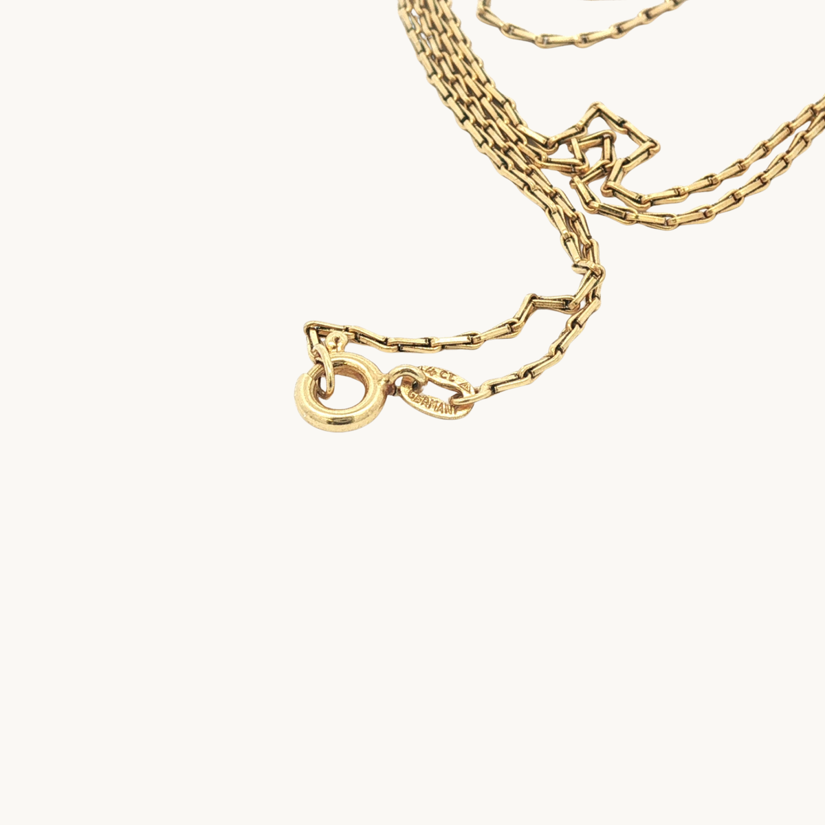 Collier Chaîne à Mailles Fines en Or jaune 14K