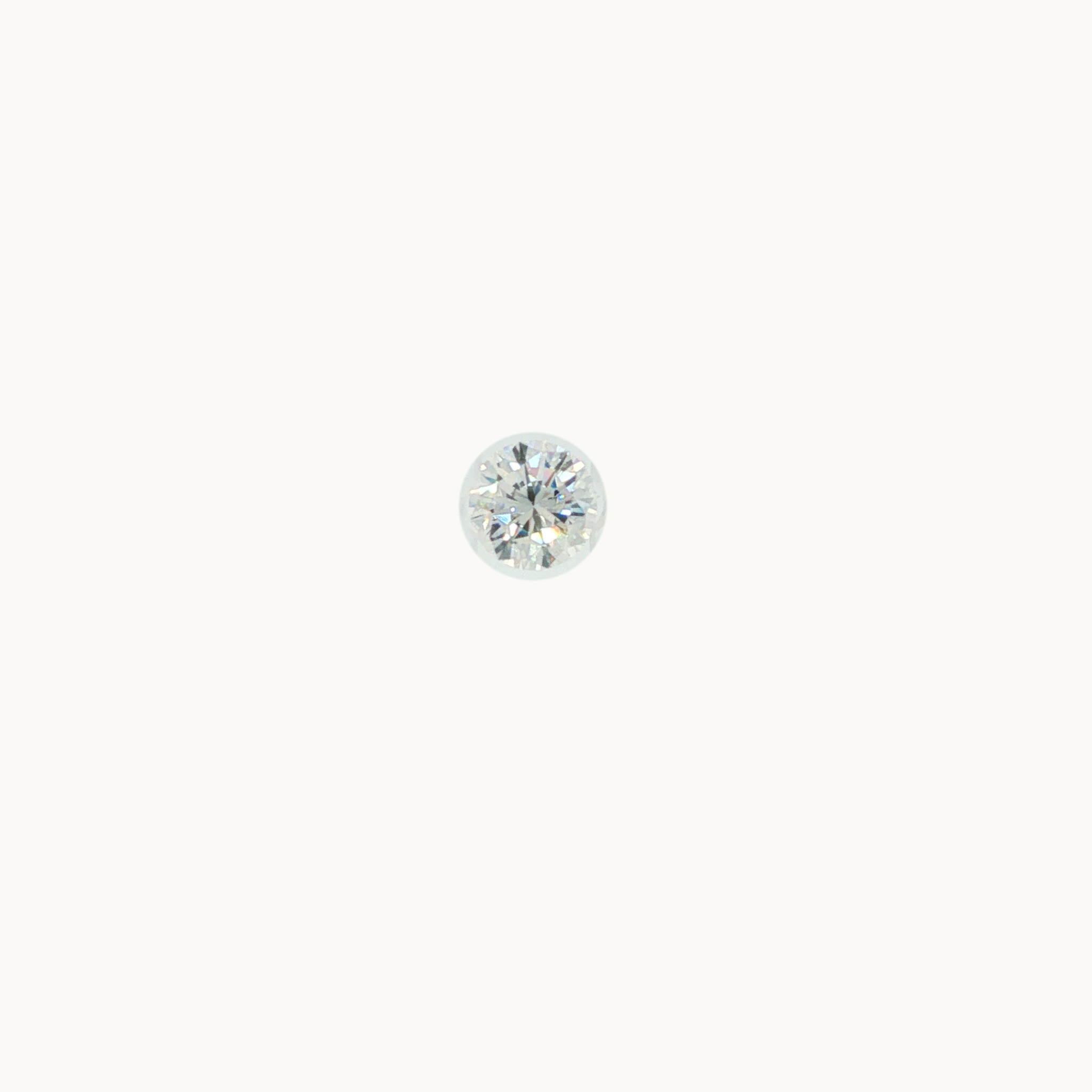 Diamant Incolore Naturel Rond Brillant de 0.55 carat