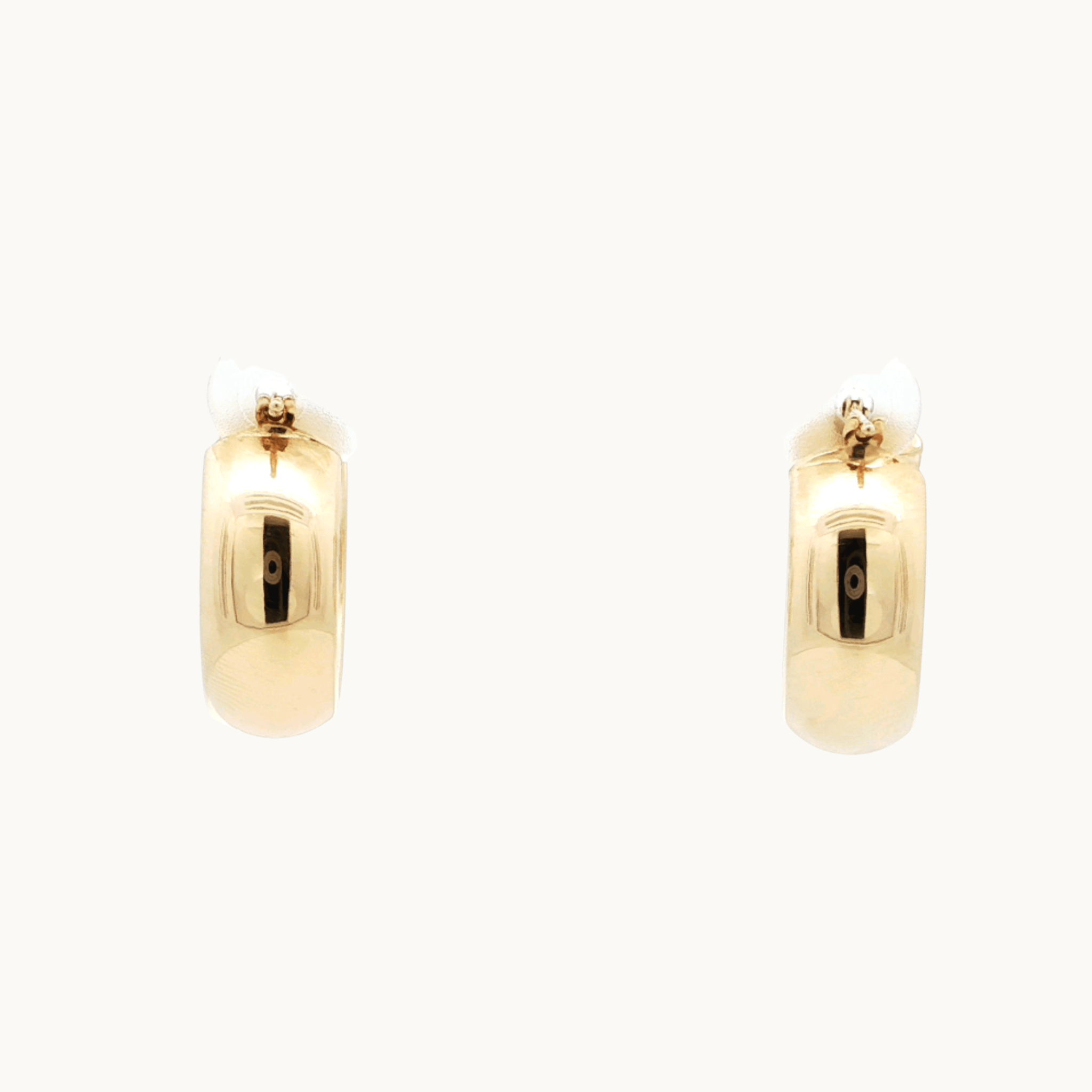 14K Yellow Gold Hoop Earrings
