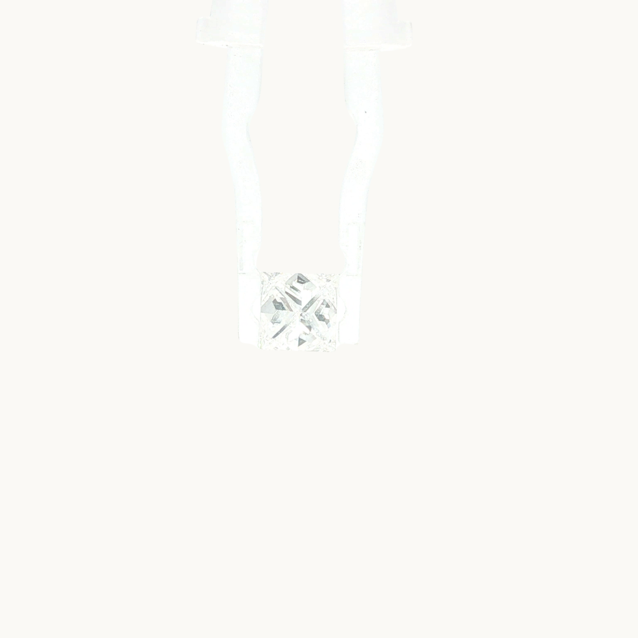 Natural Colorless Diamond of 1.10 carats in Princess Cut