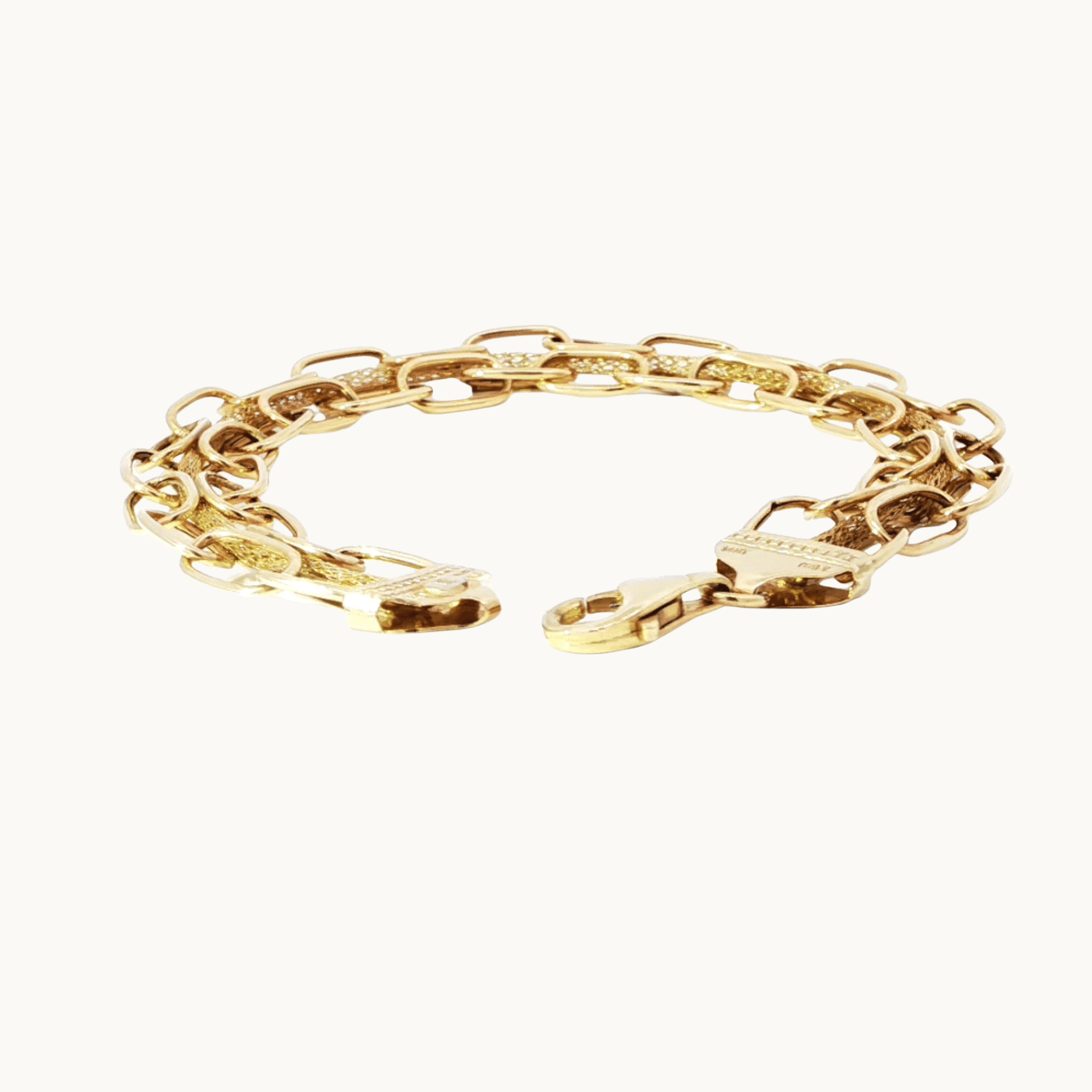 14K Yellow Gold Fancy Bracelet