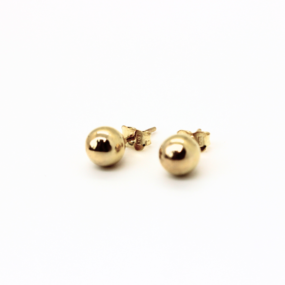 Paire boucles d'oreilles boules