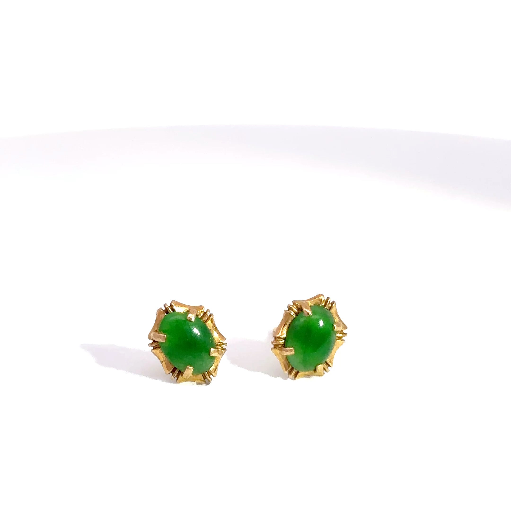 Boucles d'oreilles en jade