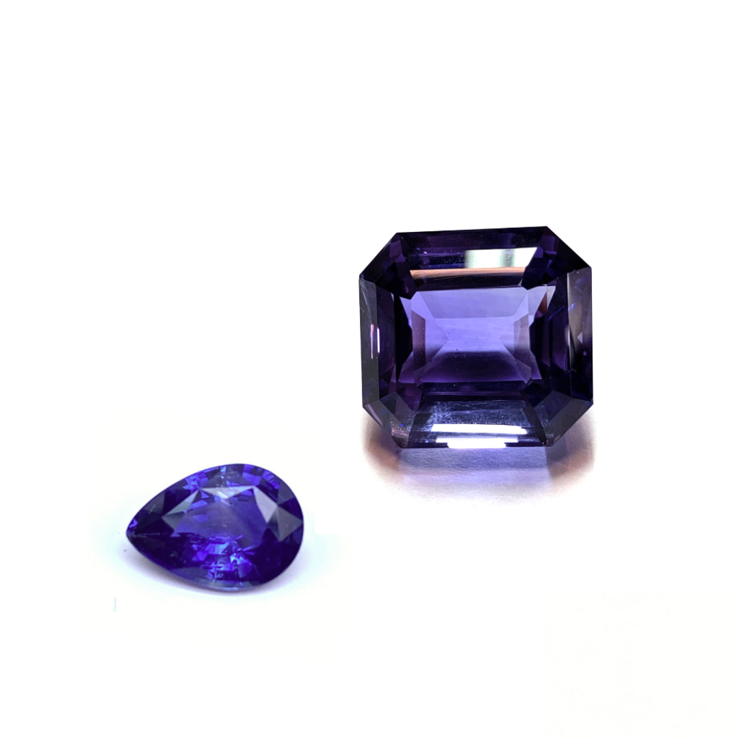 Lot De 12 Tanzanites Rondes Facettées Naturelles - 2,58 Carats Total - Bleu Violet (3.5mm)