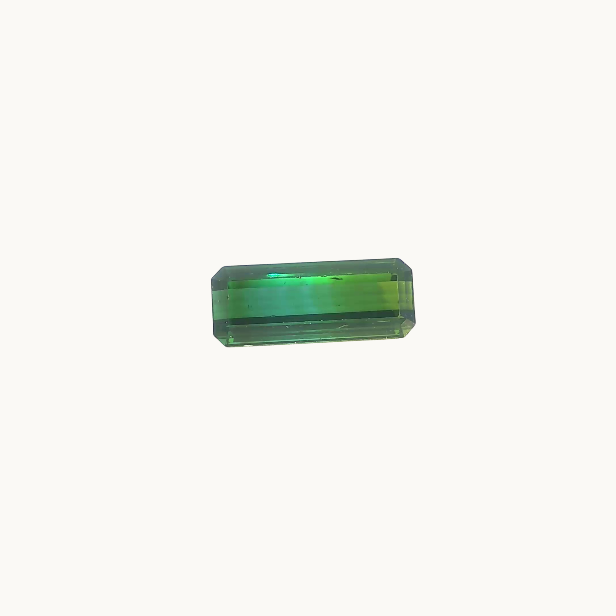 Green and Blue Bicolor Tourmaline of 6.50 carats