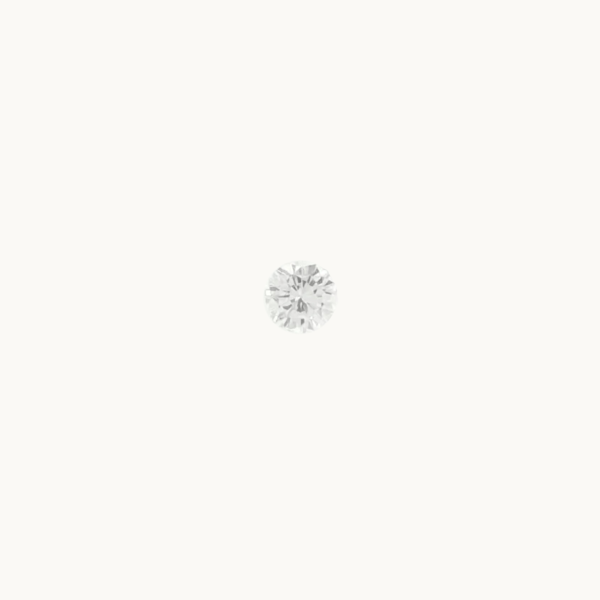 Diamant Incolore Naturel Non traité de 0.40 ct
