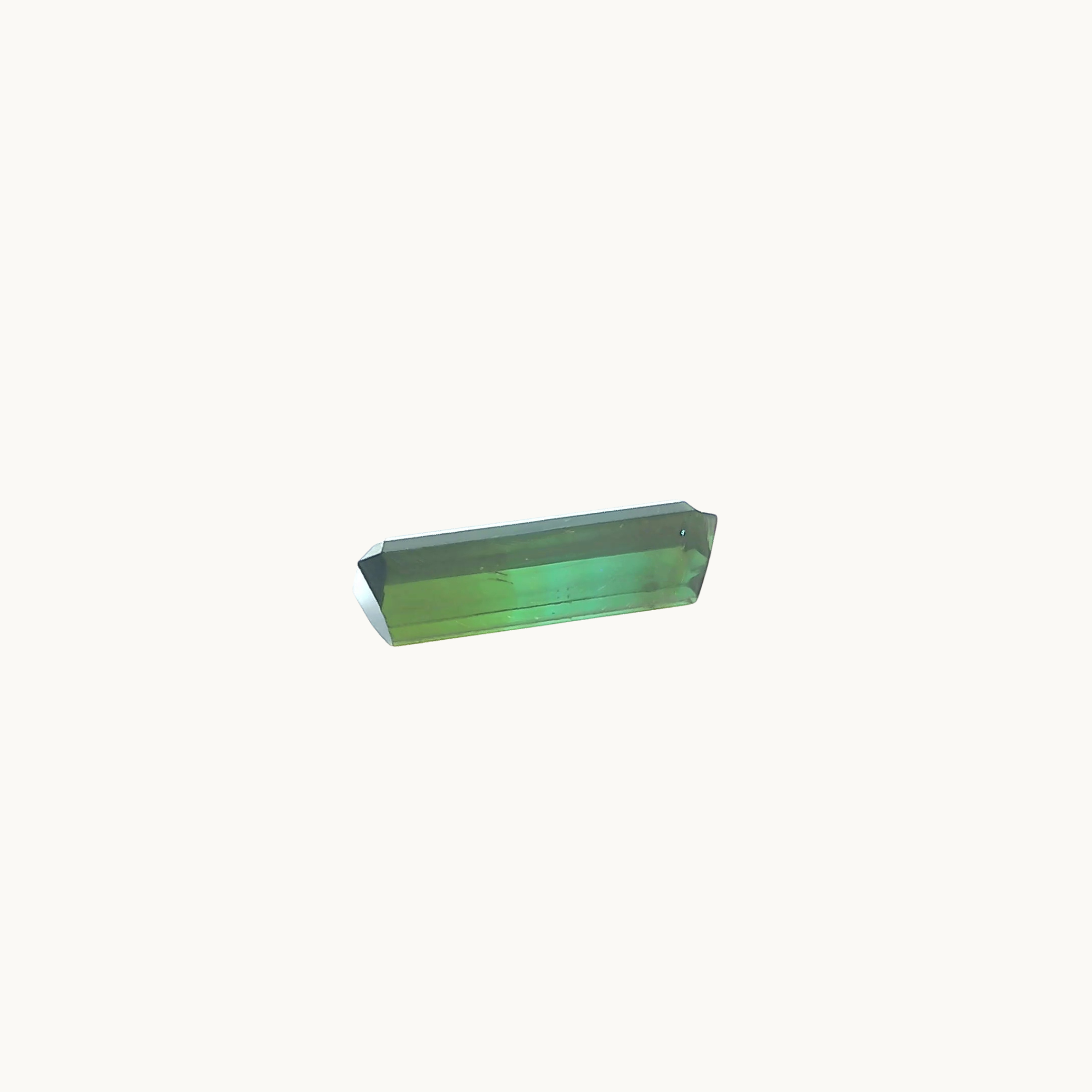 Green and Blue Bicolor Tourmaline of 6.50 carats