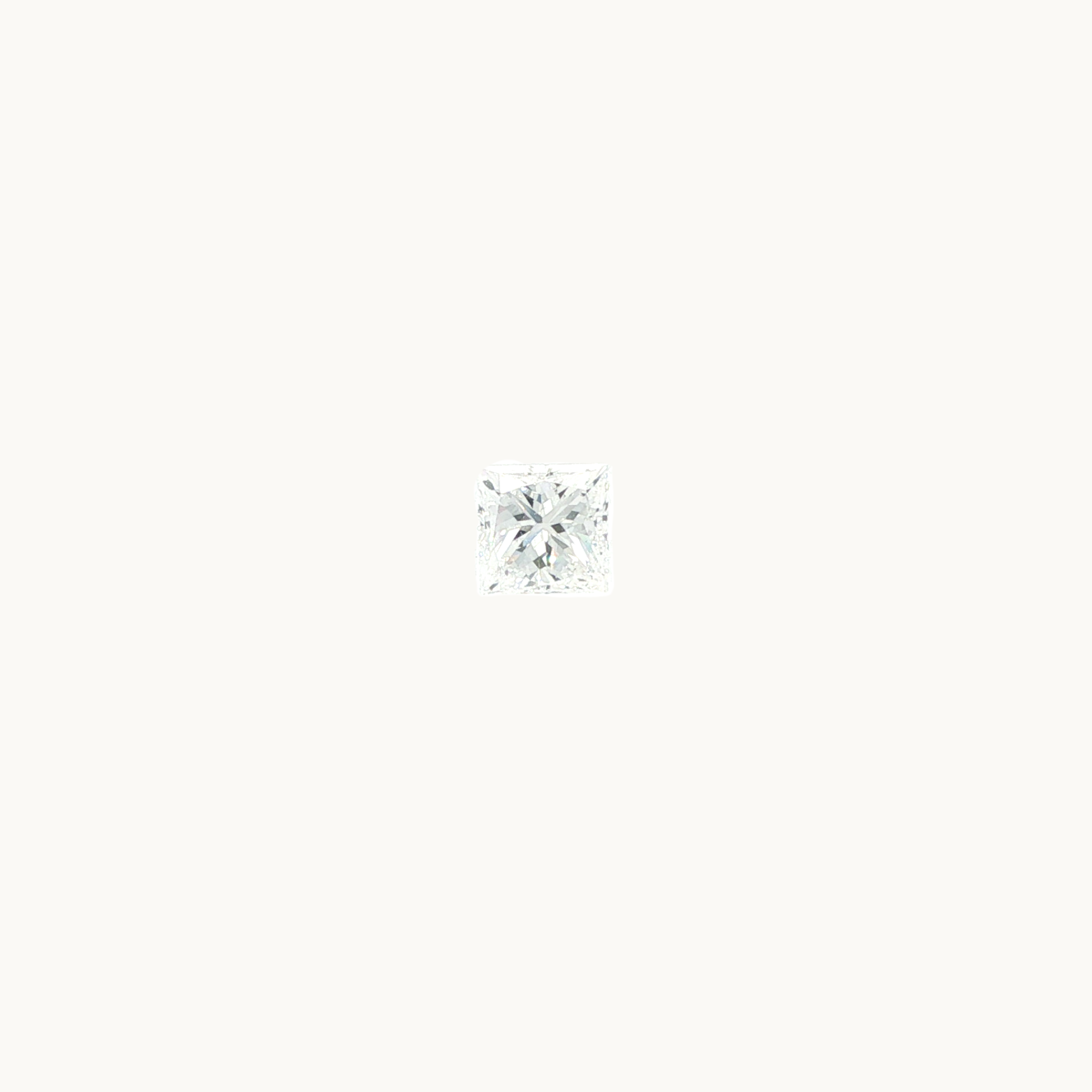 Natural Colorless Diamond of 1.10 carats in Princess Cut