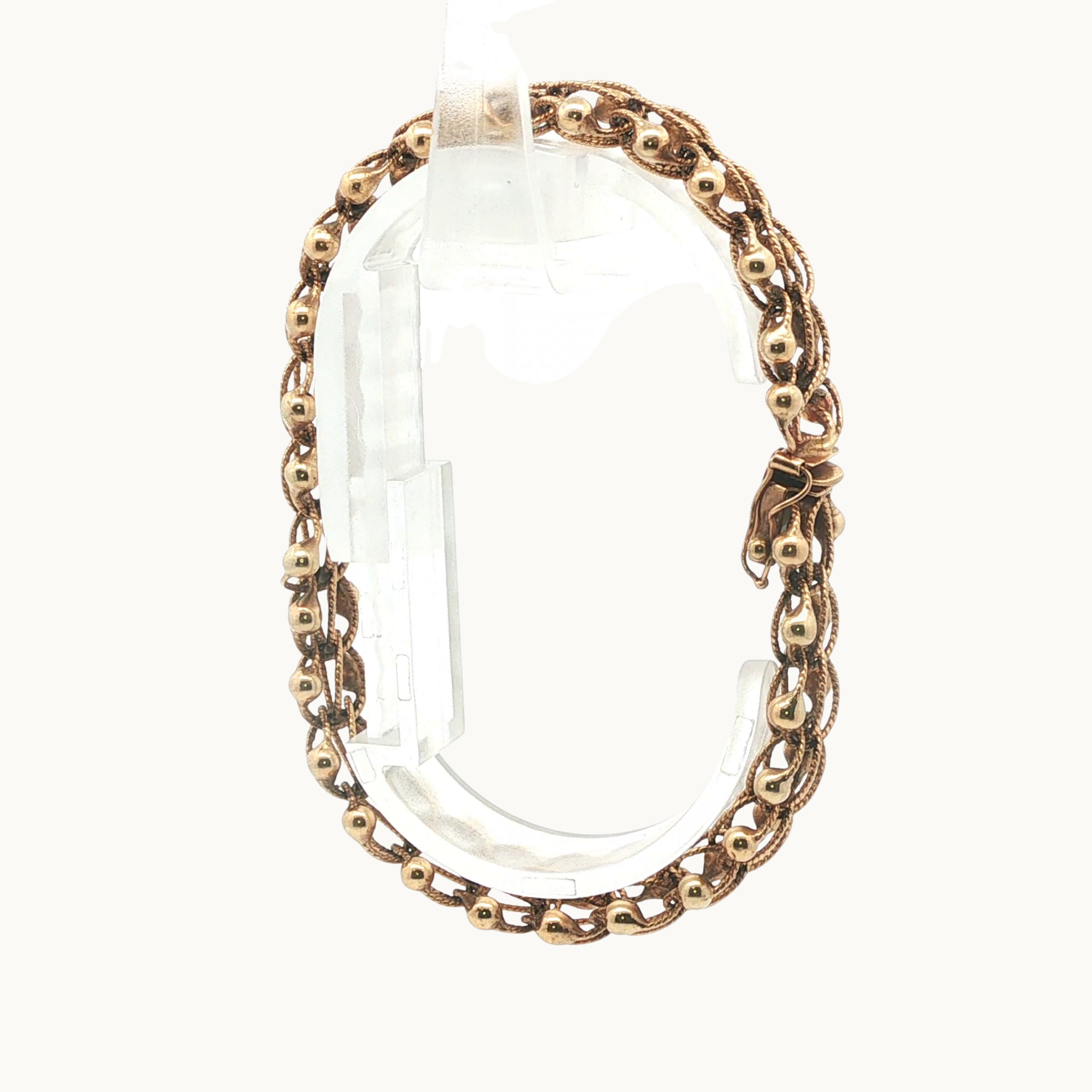 Bracelet Maille en Or jaune 10K