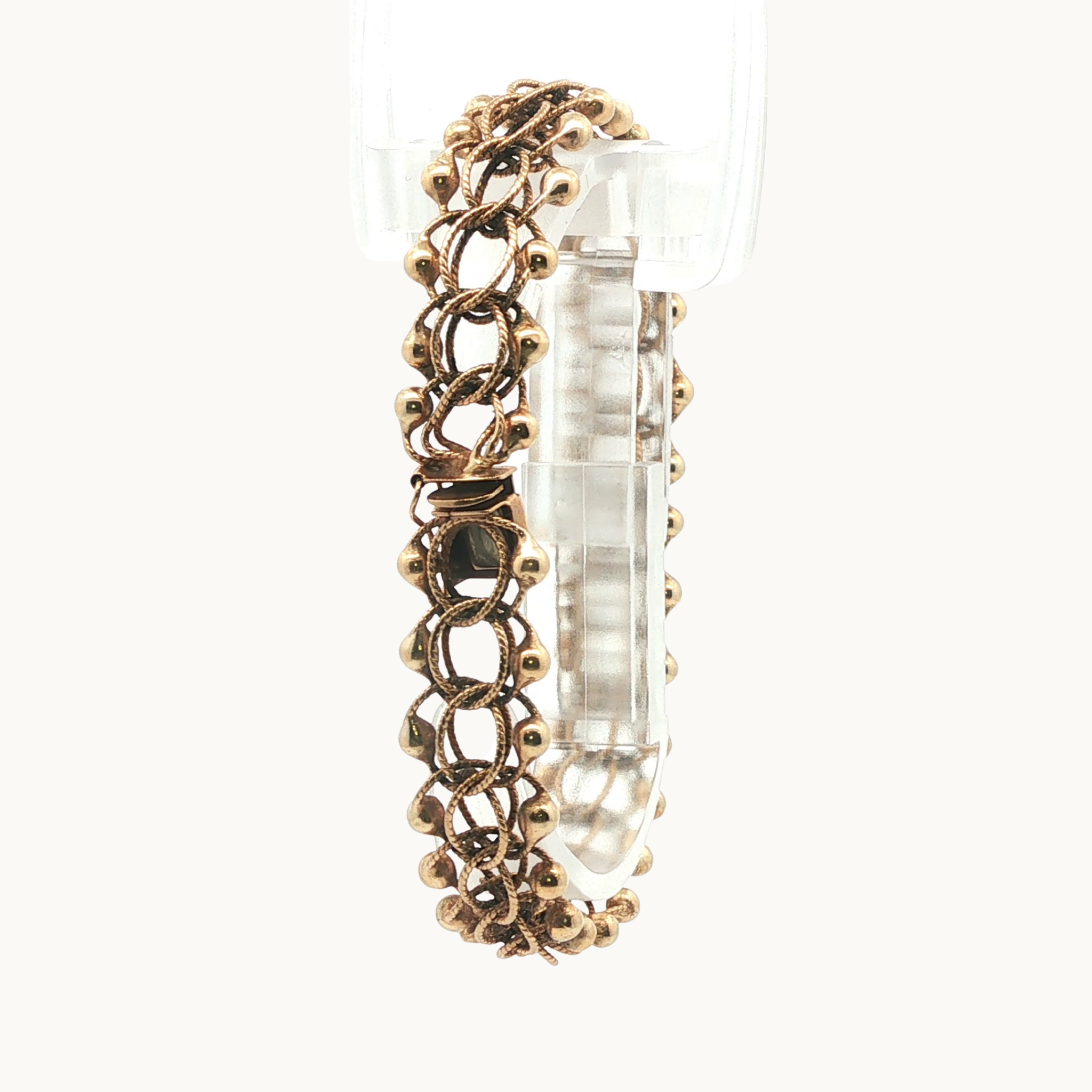 Bracelet Maille en Or jaune 10K