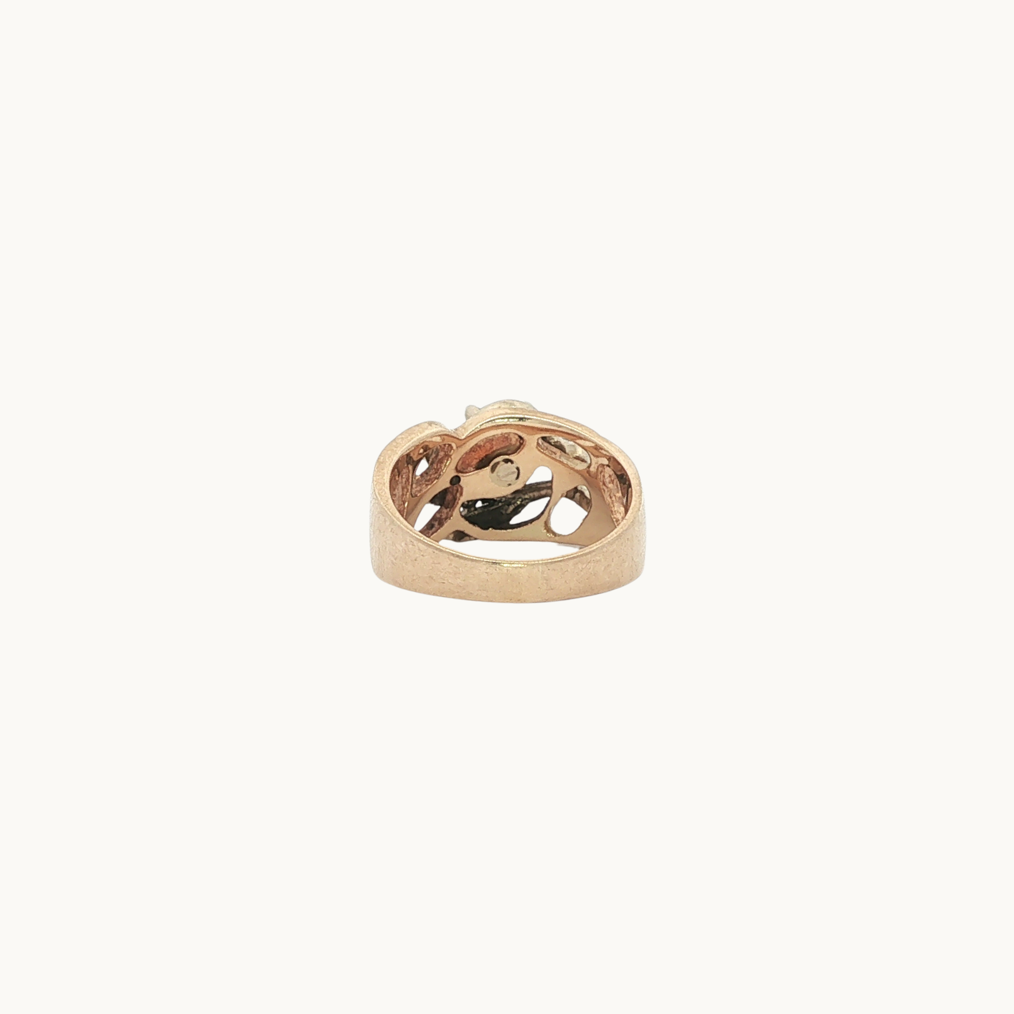Cocktail Ring in 10K Yellow Gold with Diamonds