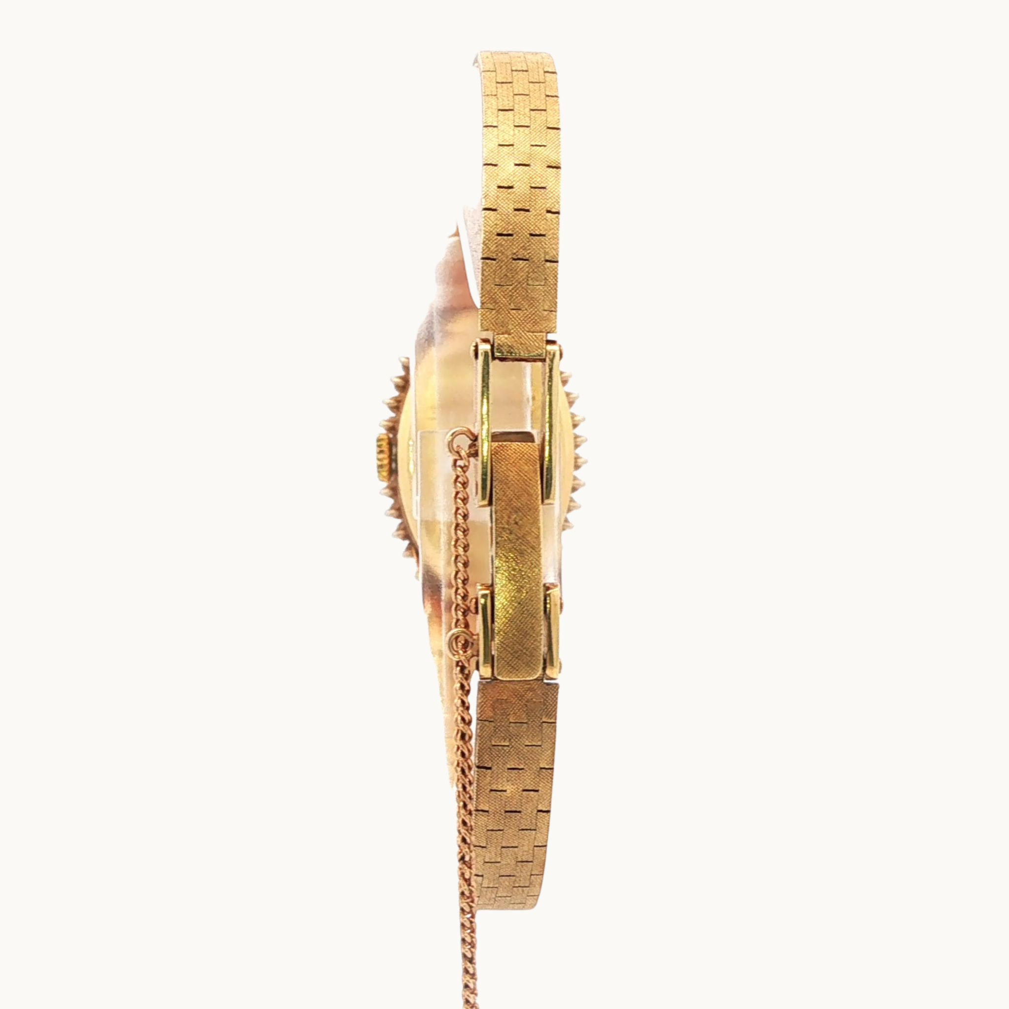 Montre Cyma Vintage en Or jaune 14K avec Diamants