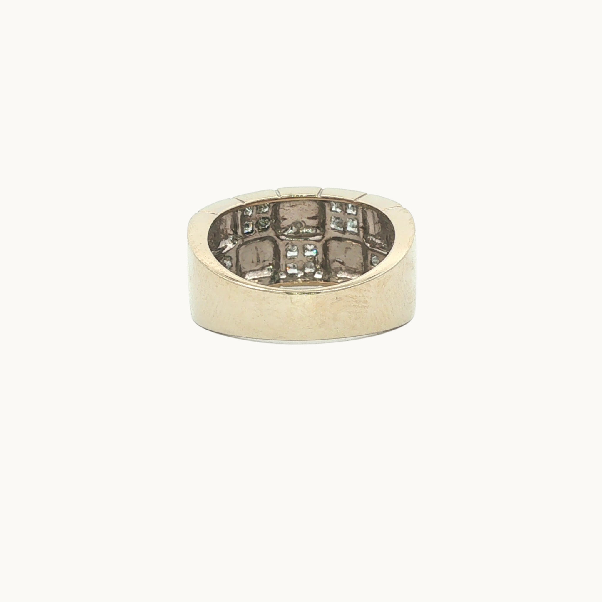 Bague en Or jaune et blanc 14K