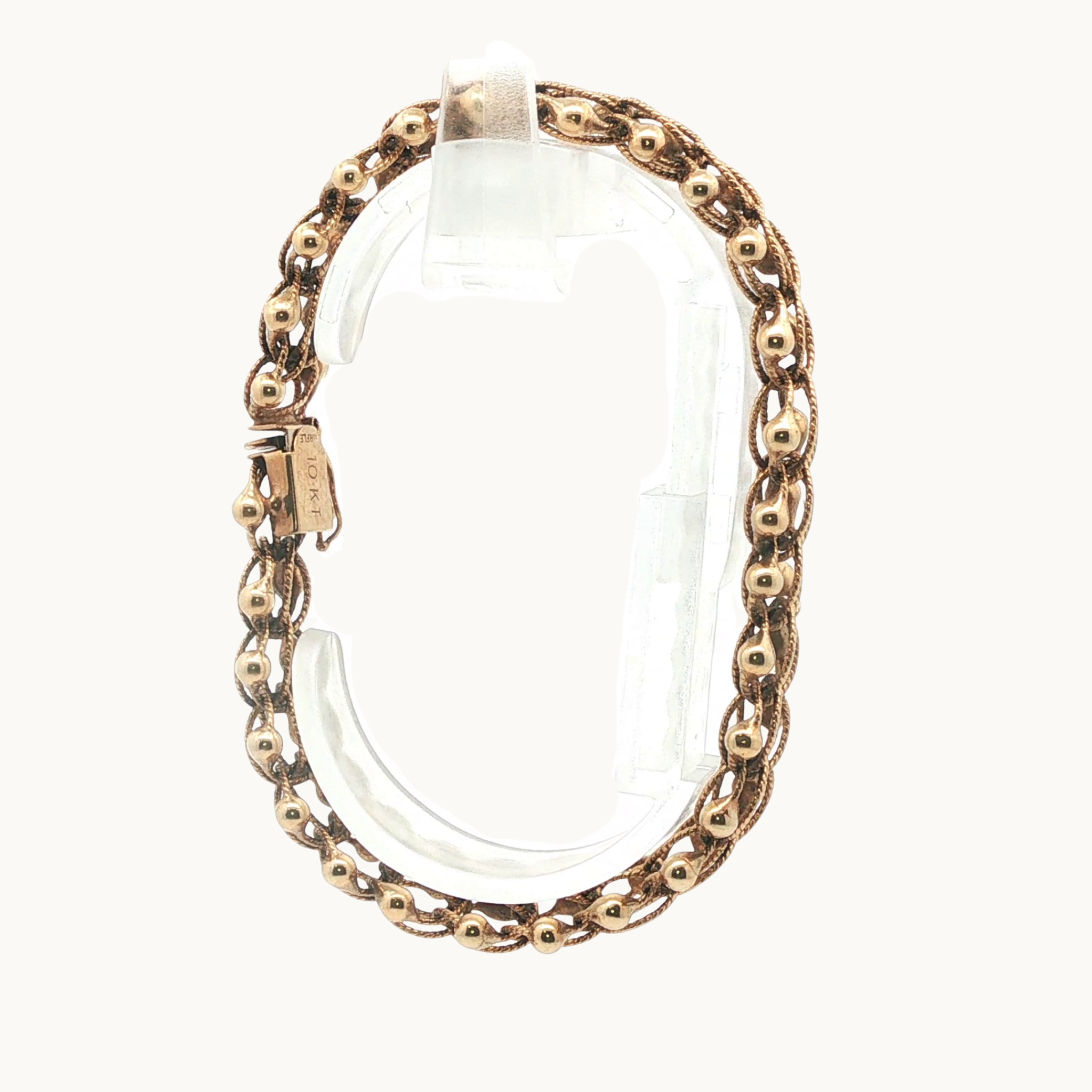 Bracelet Maille en Or jaune 10K