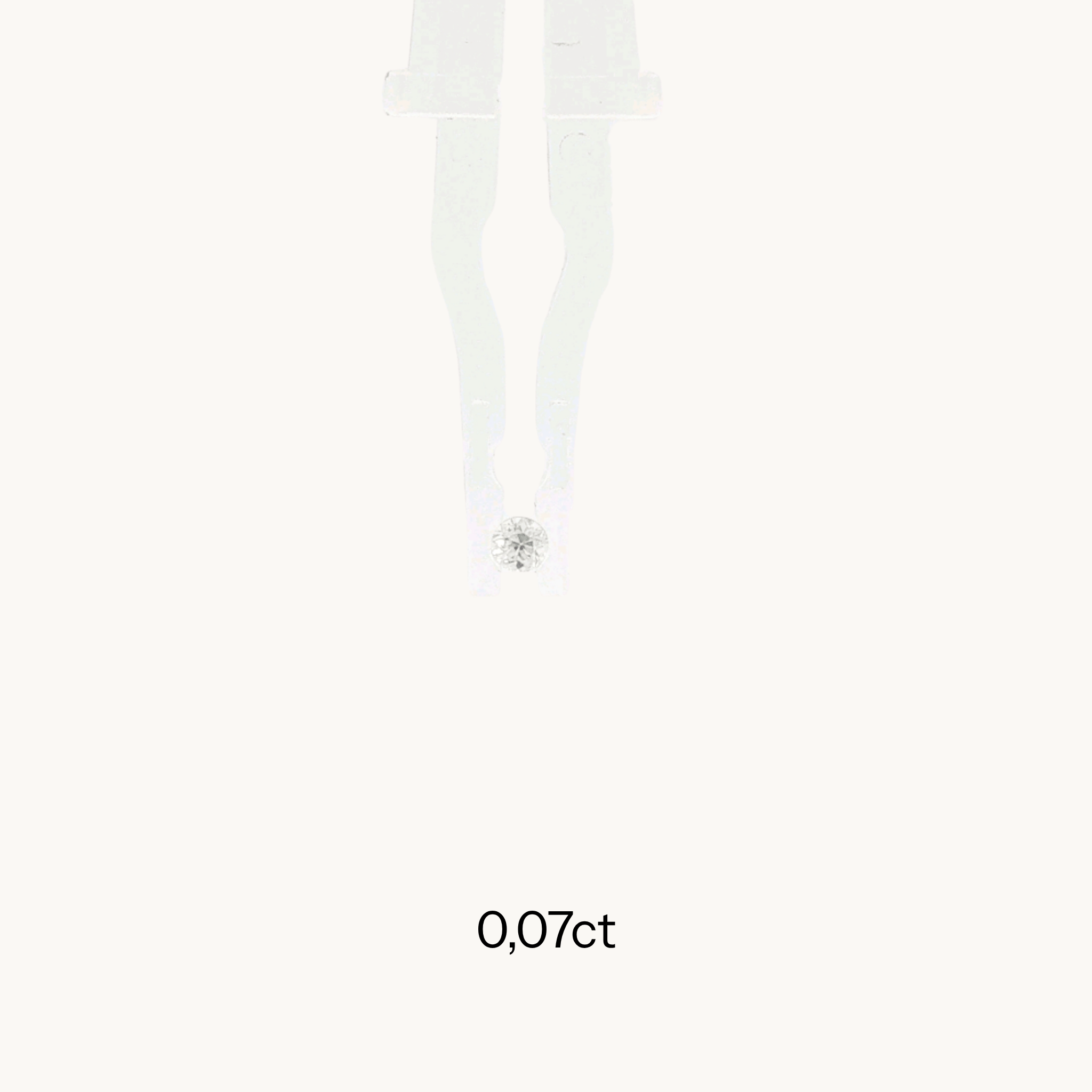 Lot de Trois (3) Diamants Naturel de 0.06 ct, 0.07 ct et 0.24 ct