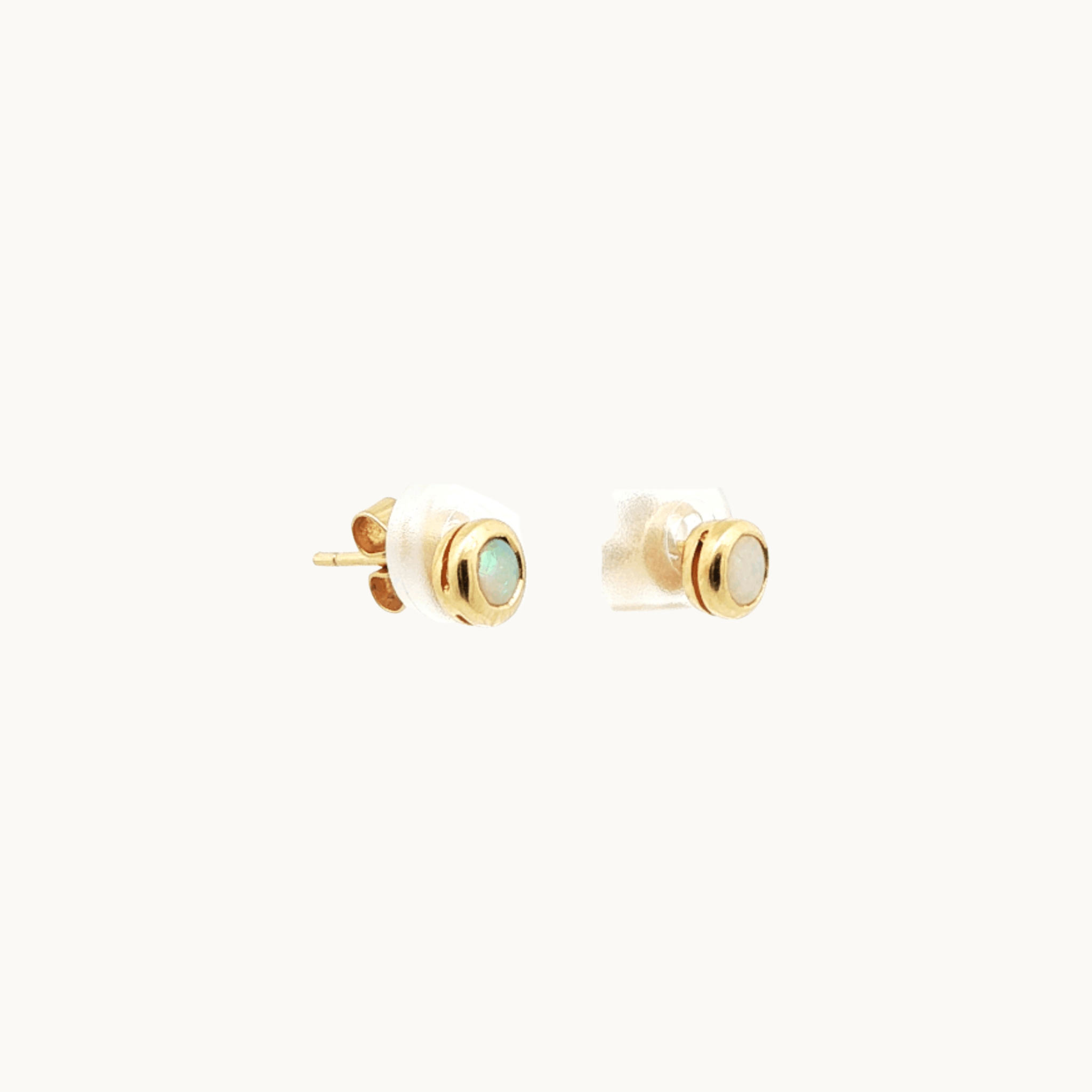 Boucles d'oreilles en Or 18K avec Opale