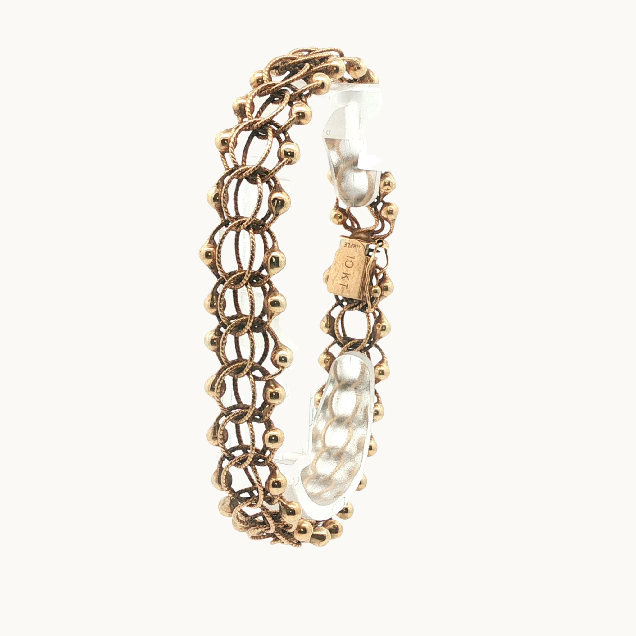 Bracelet Maille en Or jaune 10K