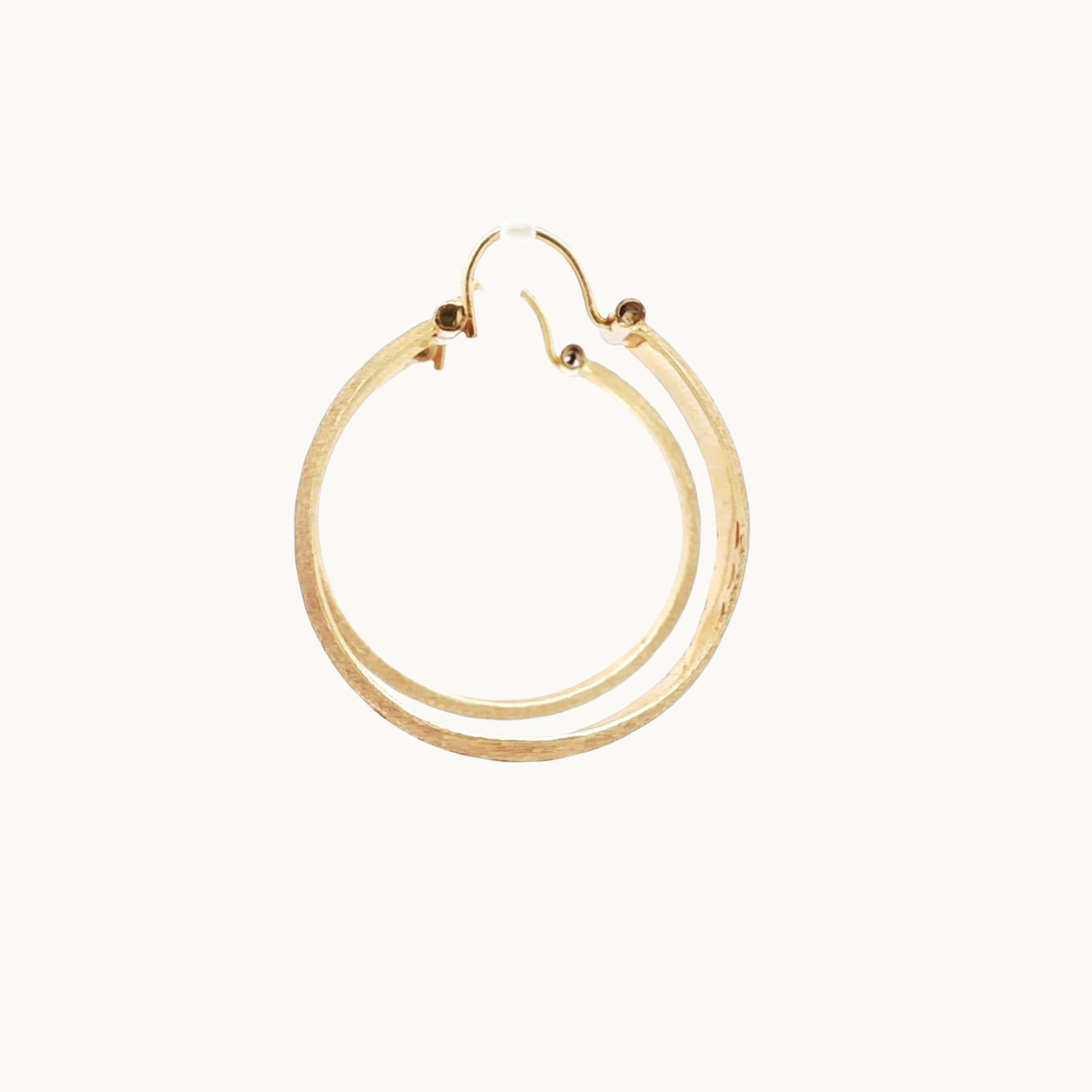 Boucles d'oreilles Créoles en Or jaune 18K