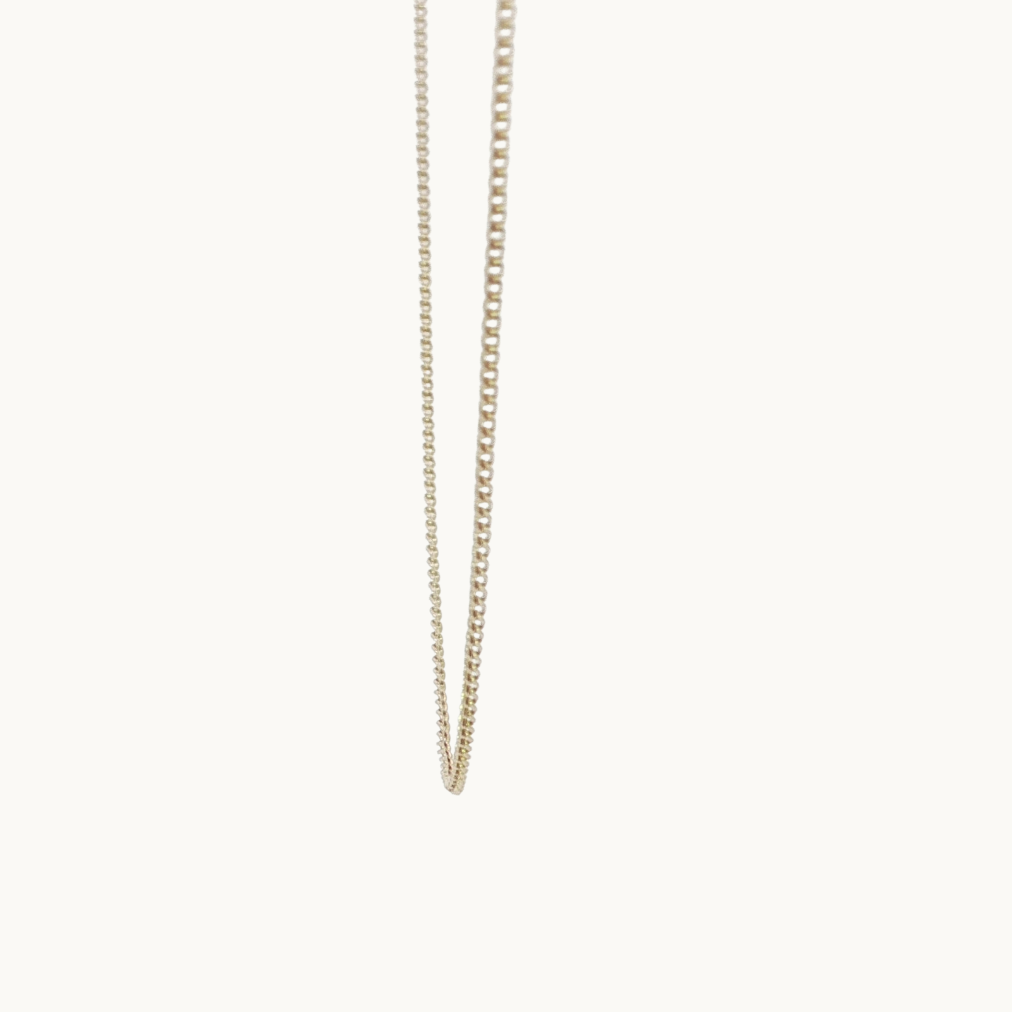 10K Yellow Gold Fine Gourmette Chain